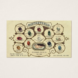 Vintage Antique Birthstones Jewelry Artesanato