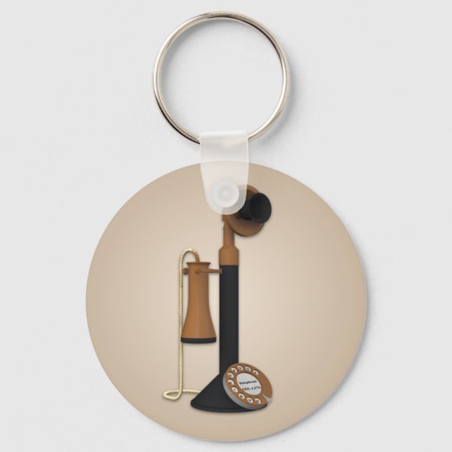 Vintage Antique Phone Chaveiro (Frente)