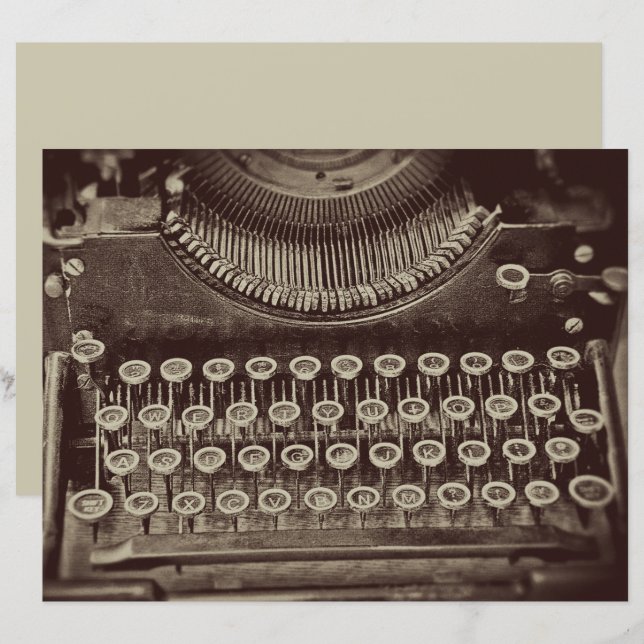 Vintage Antique Separação da Máquina de Digitaliza (Frente/Verso)