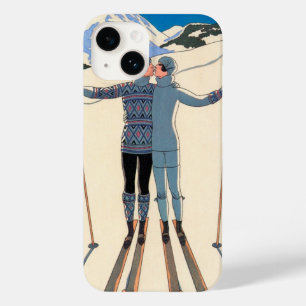 Vintage Art Deco, Amantes na neve por George Barbi