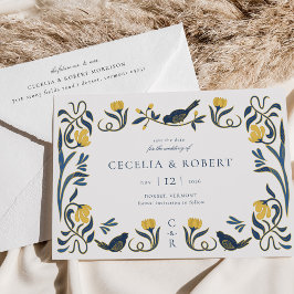 Vintage Art Deco Salvar o Cartão de Data