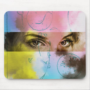 Vintage art mousepad original - Stare