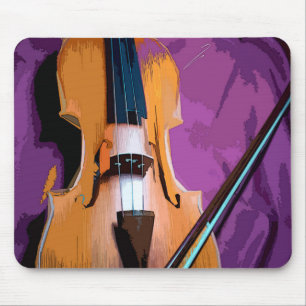 Vintage art mousepad original - Viola