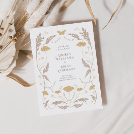 Vintage Art Nouveau Casamento Guarde o Cartão de D