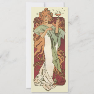 Vintage Art Nouveau, Convite à Festa de solteira