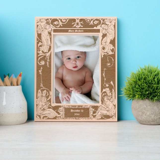 Vintage Art Nouveau Fadas Musicais Fronteira (Criador carregado)