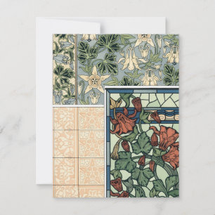 Vintage Art Nouveau, Flores Columbinas de Aquiles
