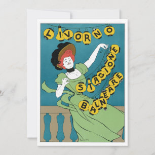 Vintage Art Nouveau, Livorno Senorita Dança