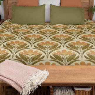 Vintage Art Nouveau Padrão Floral