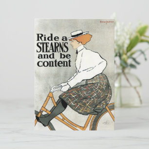 Vintage Art Nouveau, Ride a Sterns Bicicletes Bike
