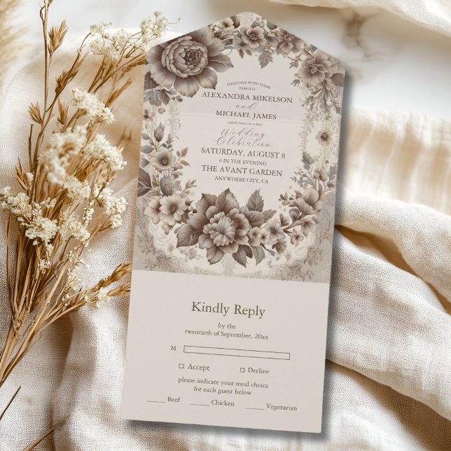 Vintage Art Nouveau Wedding (Criador carregado)