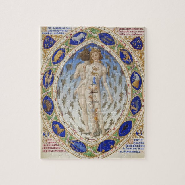 Vintage Astrologic Quebra-cabeça Game (Vertical)