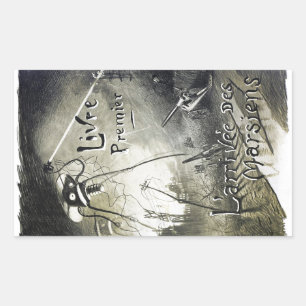 Vintage autocolante de invasão da alienígena origi