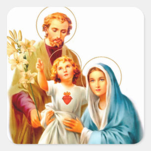 Vintage, autocolante religioso