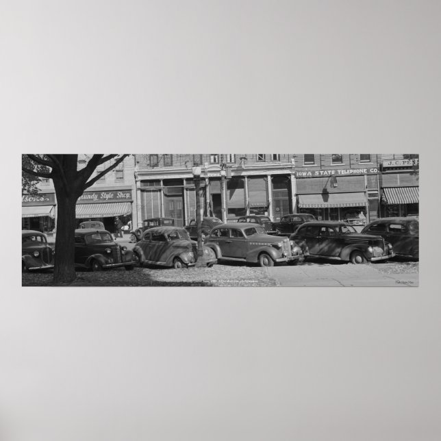 Vintage Automobiles Poster (Frente)