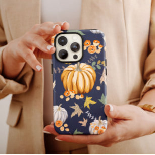 Vintage Autumn Orange Pumpkin capas de iphone-Mate