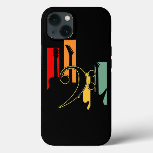 Vintage Bass Guitar Jogadores Guitaristas Lover