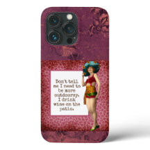 Vintage Beauties Bebendo Wine Engraçado