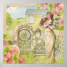 Vintage Beauty Poster