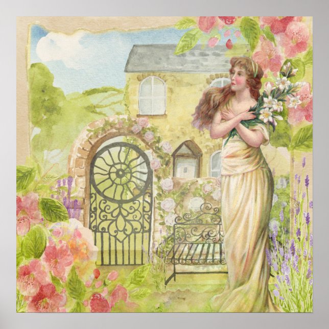 Vintage Beauty Poster (Frente)