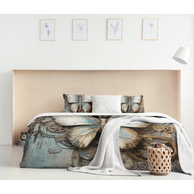 Vintage Beige e Blue Butterfly (Criador carregado)