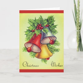 Vintage Belt Cartão de Saudação de Natal