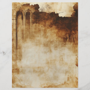 Vintage Bergaminho Bíblia Cristã Diário