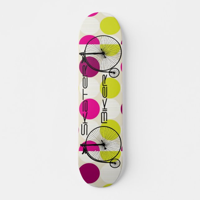 Vintage Bike Skateboard (Frente)