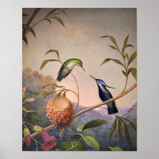 Vintage Bird Poster (Frente)