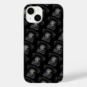 Vintage Black Rotular Phone