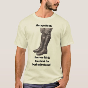 Vintage Boots T-Shirt