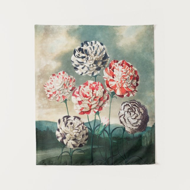 Vintage Botanical Tapeçaria (Frente)