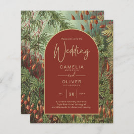 Vintage Botanical Terracotta Florals Arch WEDDING