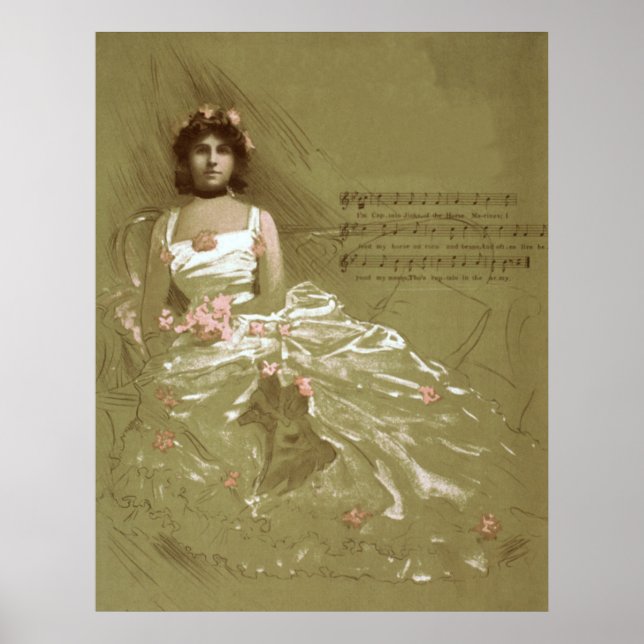 Vintage Bride Poster (Frente)