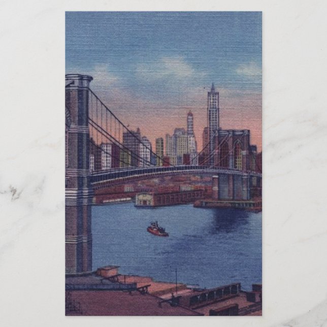Vintage Brooklyn Bridge (Frente)