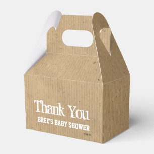 VINTAGE Brown Kraft - Partido do Papel - Caixas de