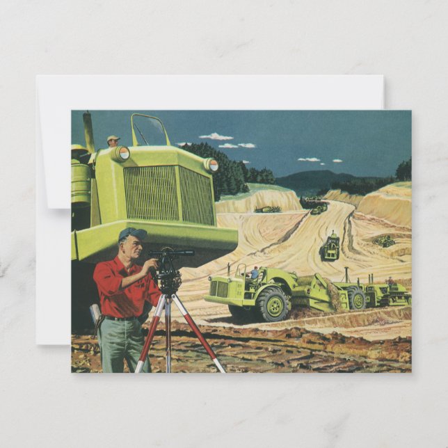 Vintage Business, Local de Construção com Inspetor (Frente)