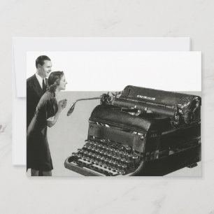 Vintage Business, máquina de escrever manual antig