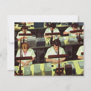 Vintage Business, Telephone Assembly Line Workers