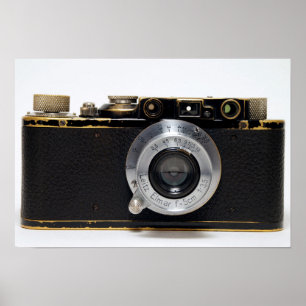 VINTAGE CAMERA 3 Rangefinder alemão 1932 - Poster