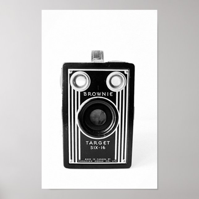 Vintage Camera Image Poster (Frente)