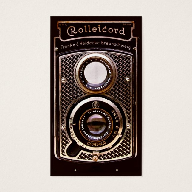 Vintage câmera rolleicord art deco (Frente)