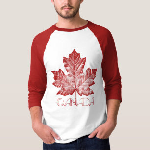 Vintage Canadá Camisas De Baseball Personalizadas 