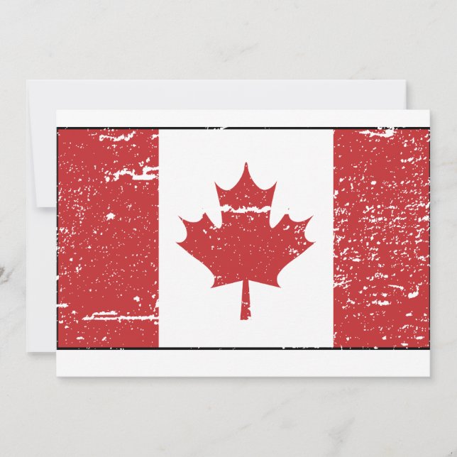 Vintage Canadian Flag (Frente)