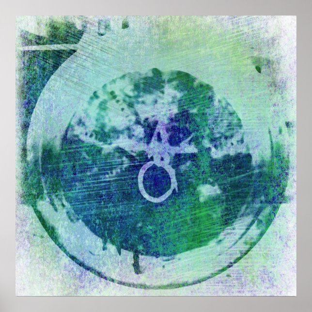 Vintage Cannon Grunge Poster (Frente)