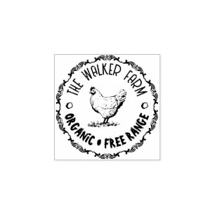 Vintage Carimbo Clássico ⎢ Borracha Personalizada 