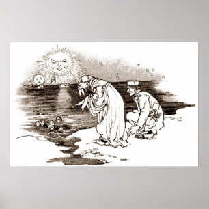 Vintage Carpenter & Walrus em Sepia Poster