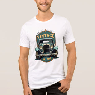 Vintage - Carro Clássico Retro T-Shirt f