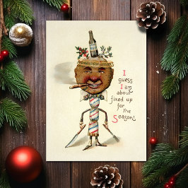 Vintage - Cartão de Natal Odd Vitoriano