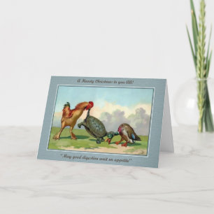 Vintage - Cartão de Natal Odd Vitoriano